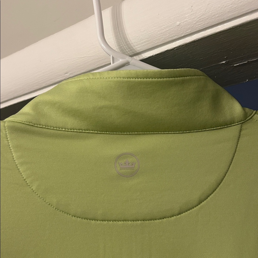 Peter Millar Lime Green Half-Zip Pullover - image 5
